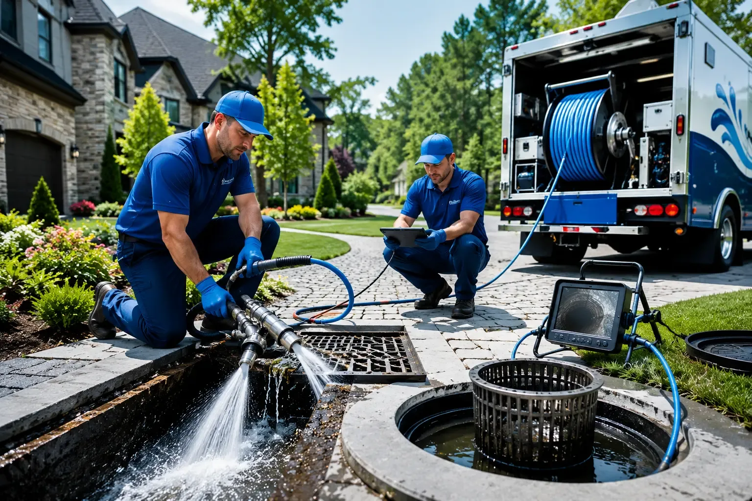 Local outdoor drain cleaning professionals in Akron, PA